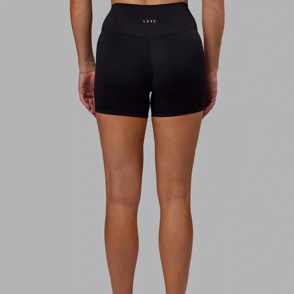 lskd - fusion ultra high-rise 4” short in black